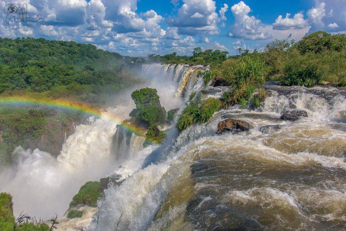 Iguazu Falls from the Argentina side.