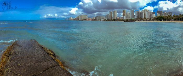 Exploring Waikiki.