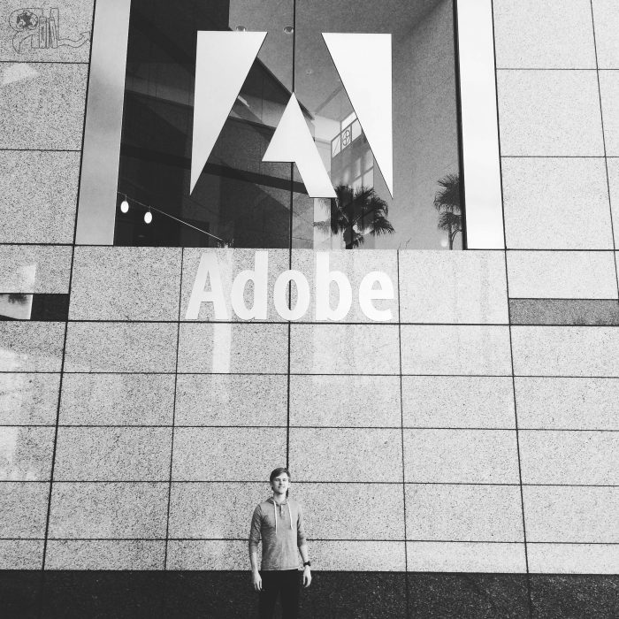 In front of Adobe HQ.