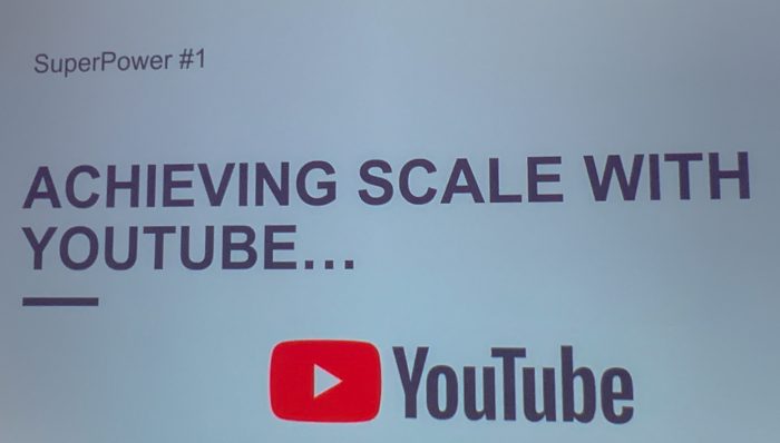 Now it's time to shift gears and scale with YouTube!