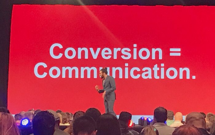 Conversion = Communication. Chatbots.