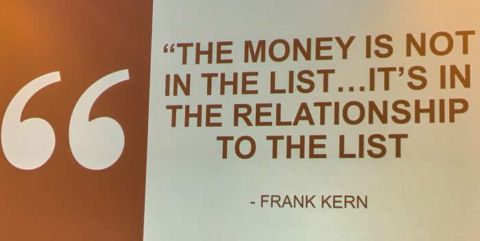 Love this quote by Frank Kern.
